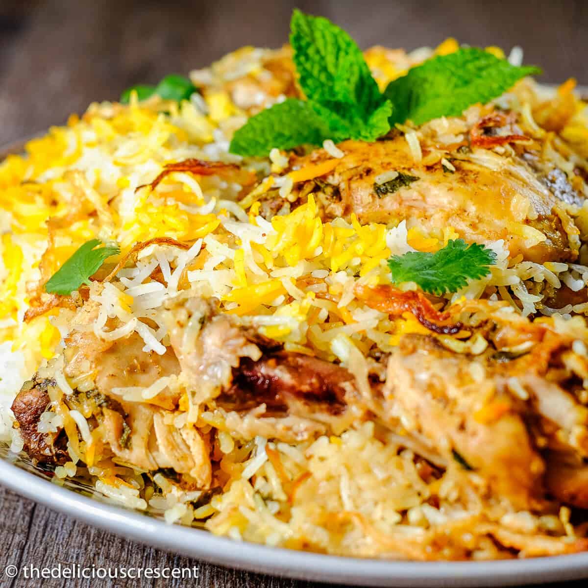 Hyderabadi Chicken Biryani Quarter